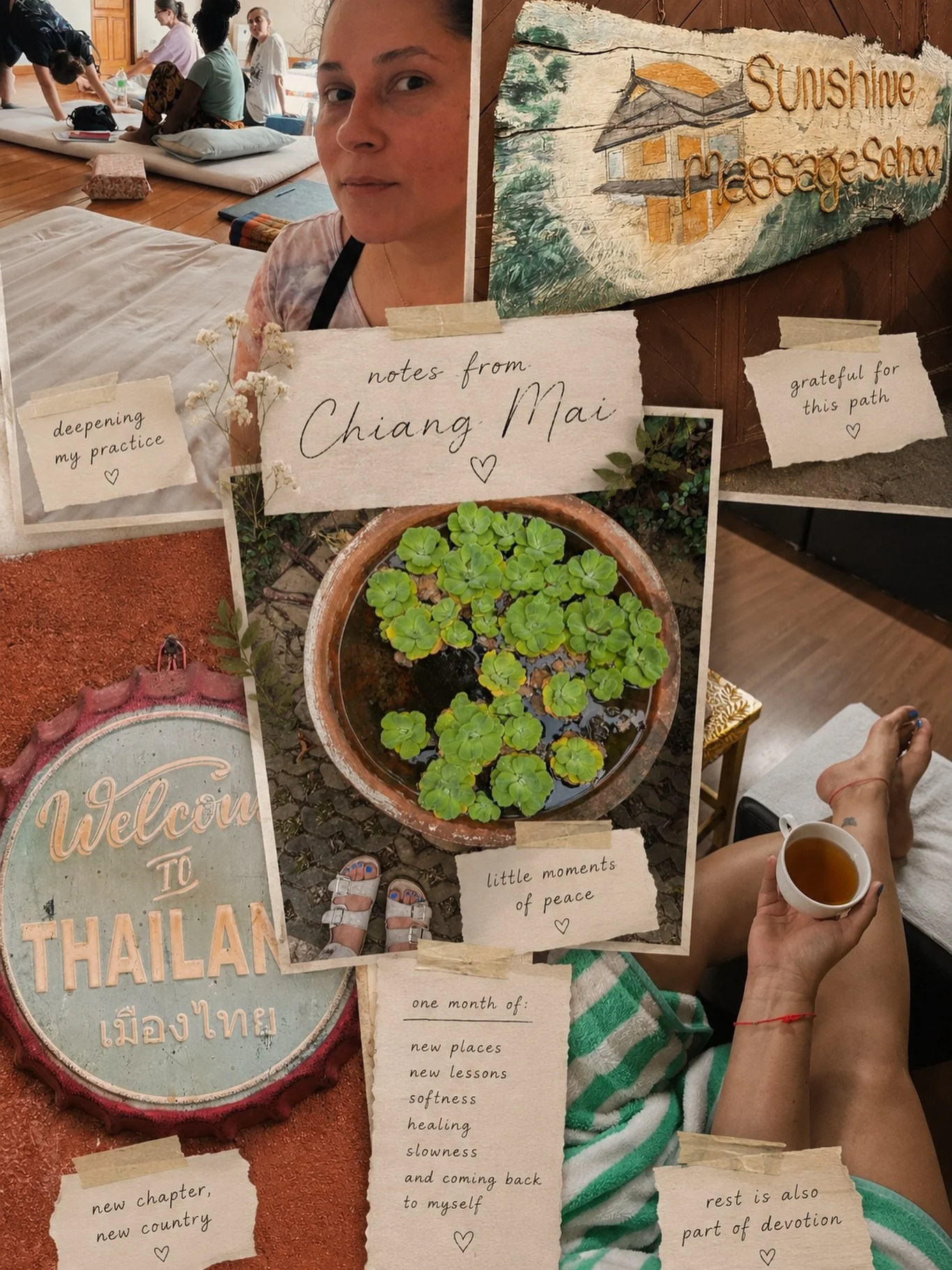 One month in Thailand and I feel like I&rsquo;ve lived a lifetime already.

Some days here have felt expansive and magical.
Others have felt lonely, uncomfortable, emotional, and deeply transformative.

But somewhere between long training days on the