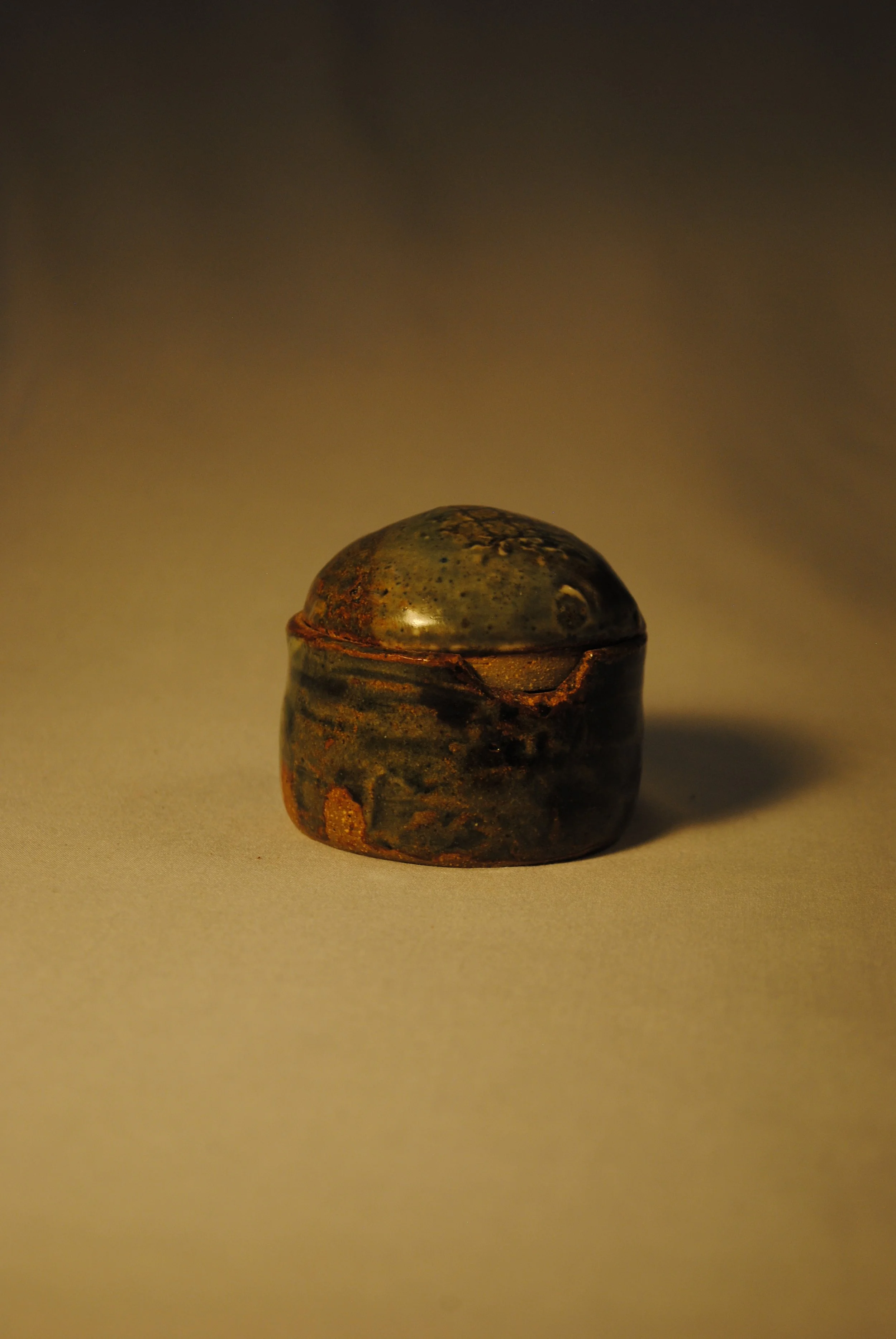 small lidded jar