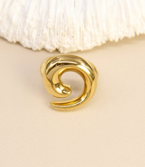 Bague Vague Sculptée