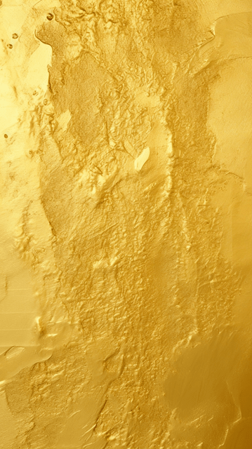 Gold-colored textured surface.