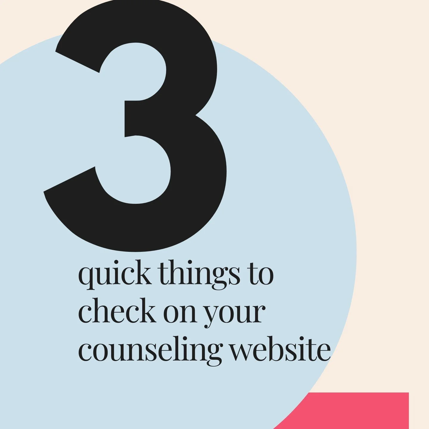 Before the year ends, let's do a little website audit. Does your website quickly tell visitors who you serve, who you are, and where you are? If not, let's change that in 2026!

#squarespacewebsitedesign #websitesforcounselors #therapysites #therapys