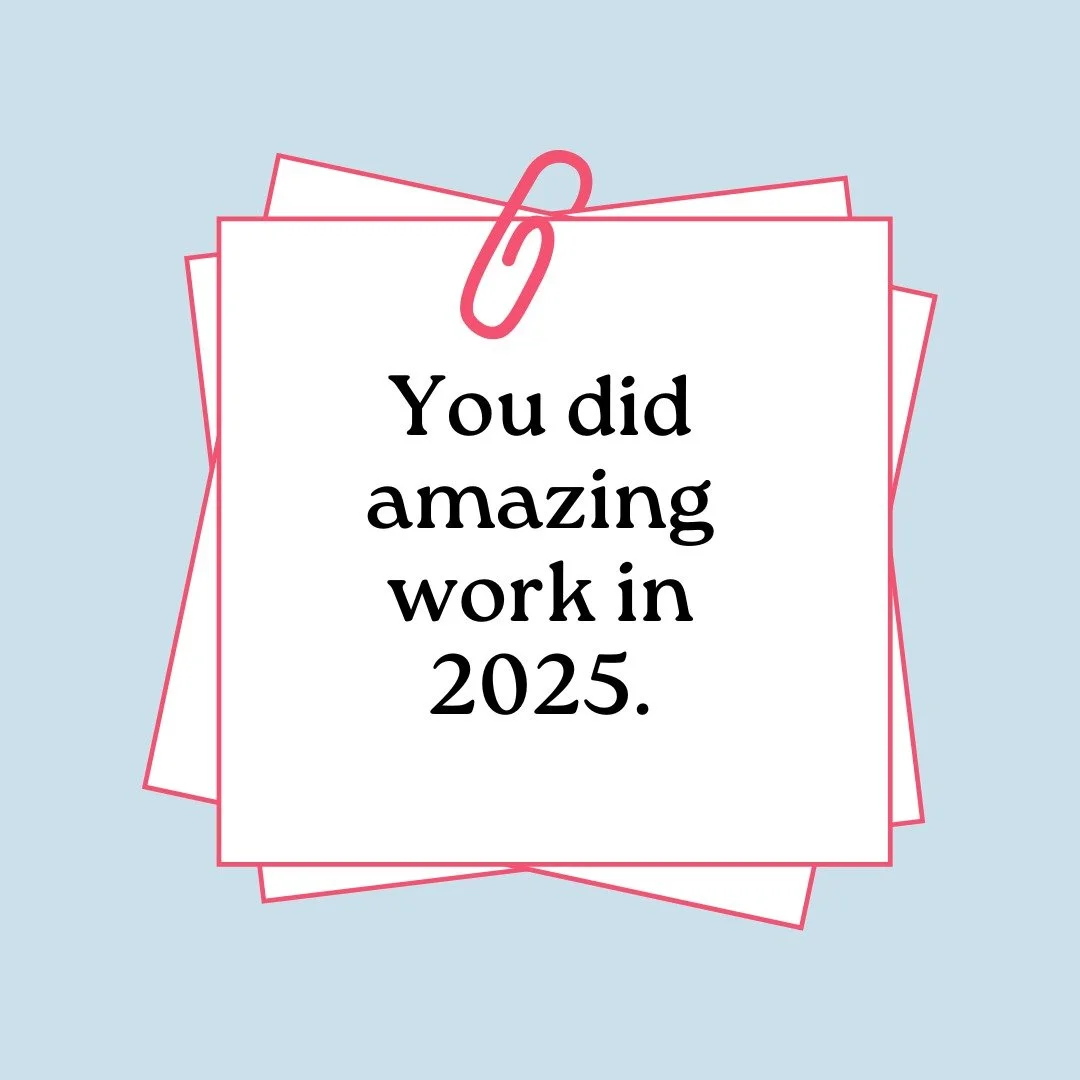 Hey therapist - you are incredible. Thanks for giving your all in 2025. You made lives better.