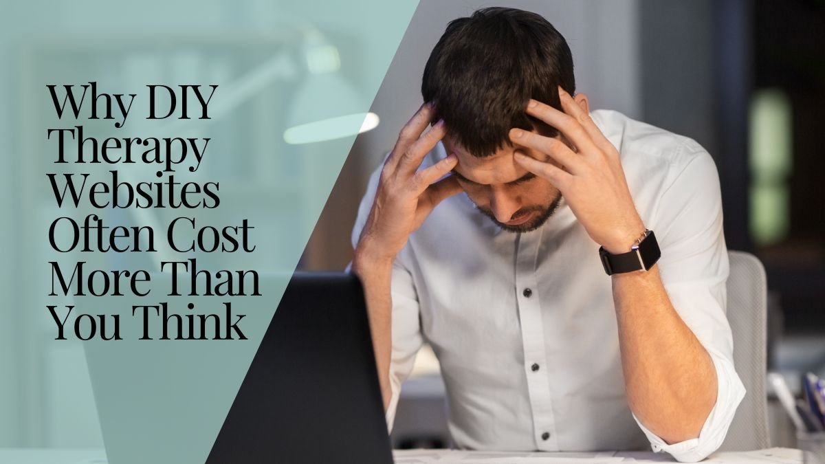 Why DIY Therapy Websites Often Cost More Than You Think