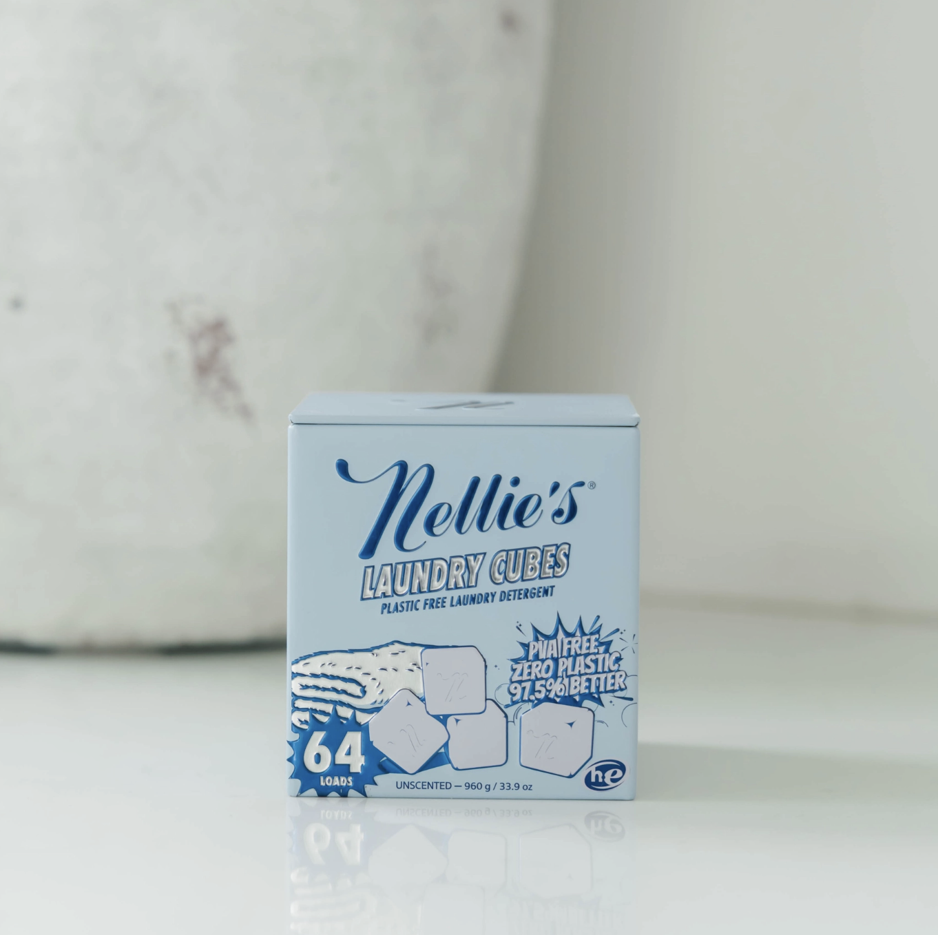 Laundry Cubes - Nellie's - 64 Pack in Tin