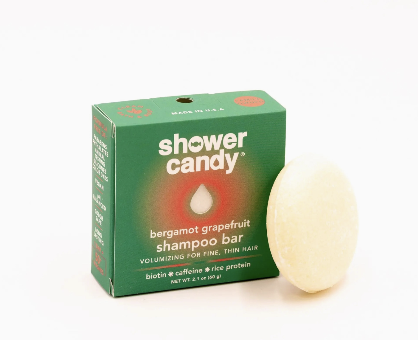 Bergamot Grapefruit Shampoo Bar – Volumizing For Fine Hair