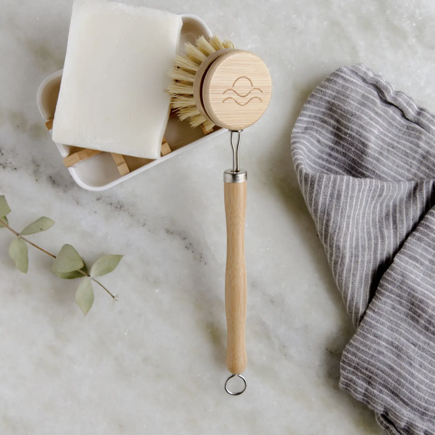 Sisal Dish Brush with Replaceable Head
