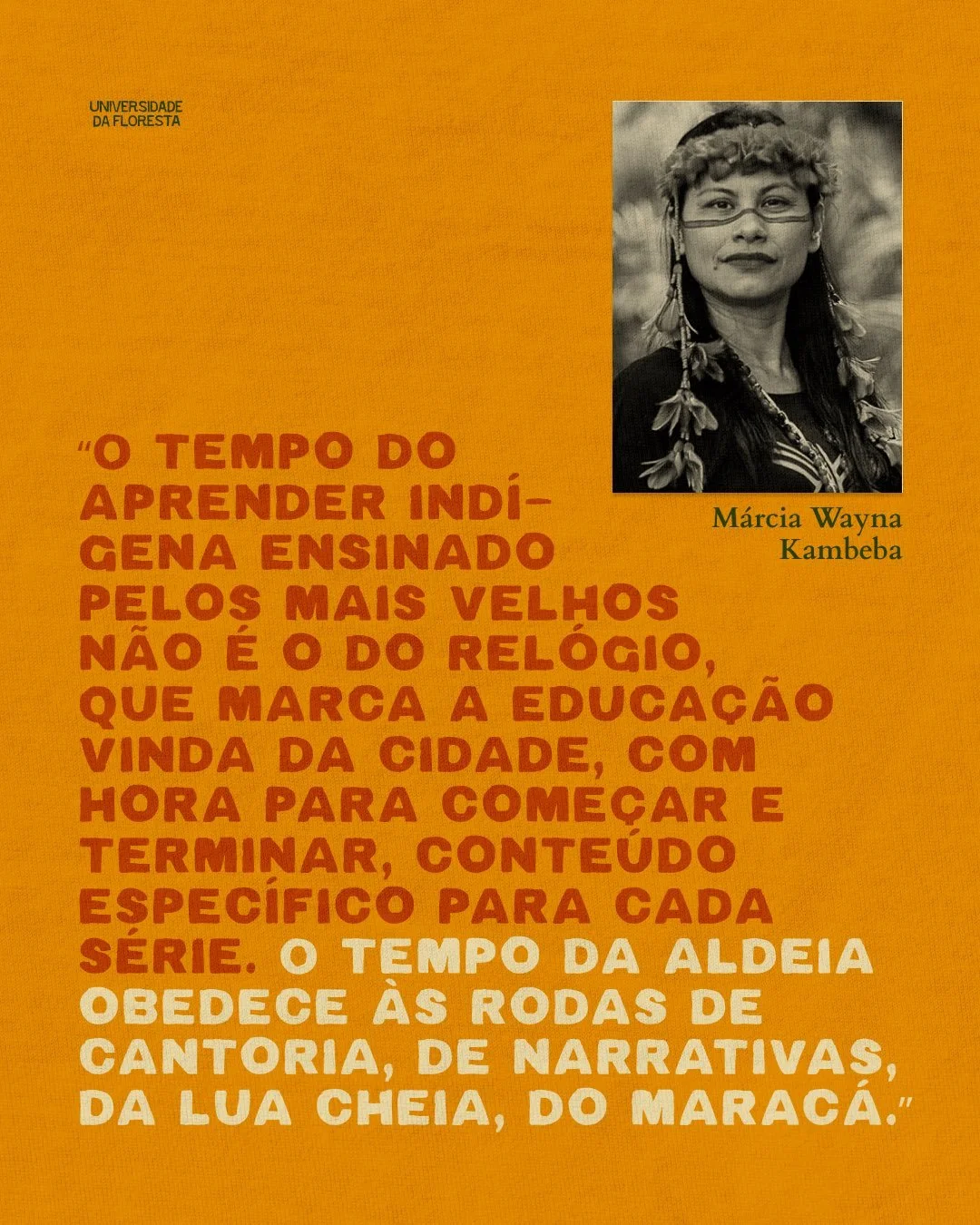 Trechos do livro Saberes da Floresta, de @marciakambeba 🌱