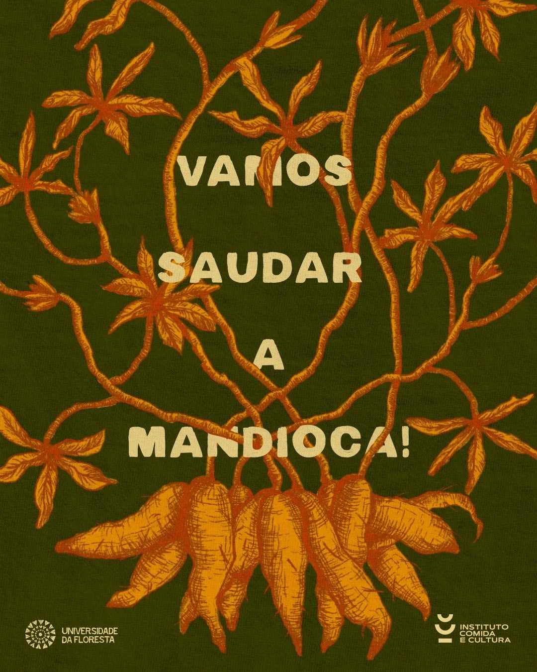 No Dia Nacional da Mandioca, a Universidade da Floresta e o @institutocomidaecultura se juntam para celebrar o mundo que &eacute; esse alimento.

Salve a mandioca nossa de cada dia 🙌🏾
