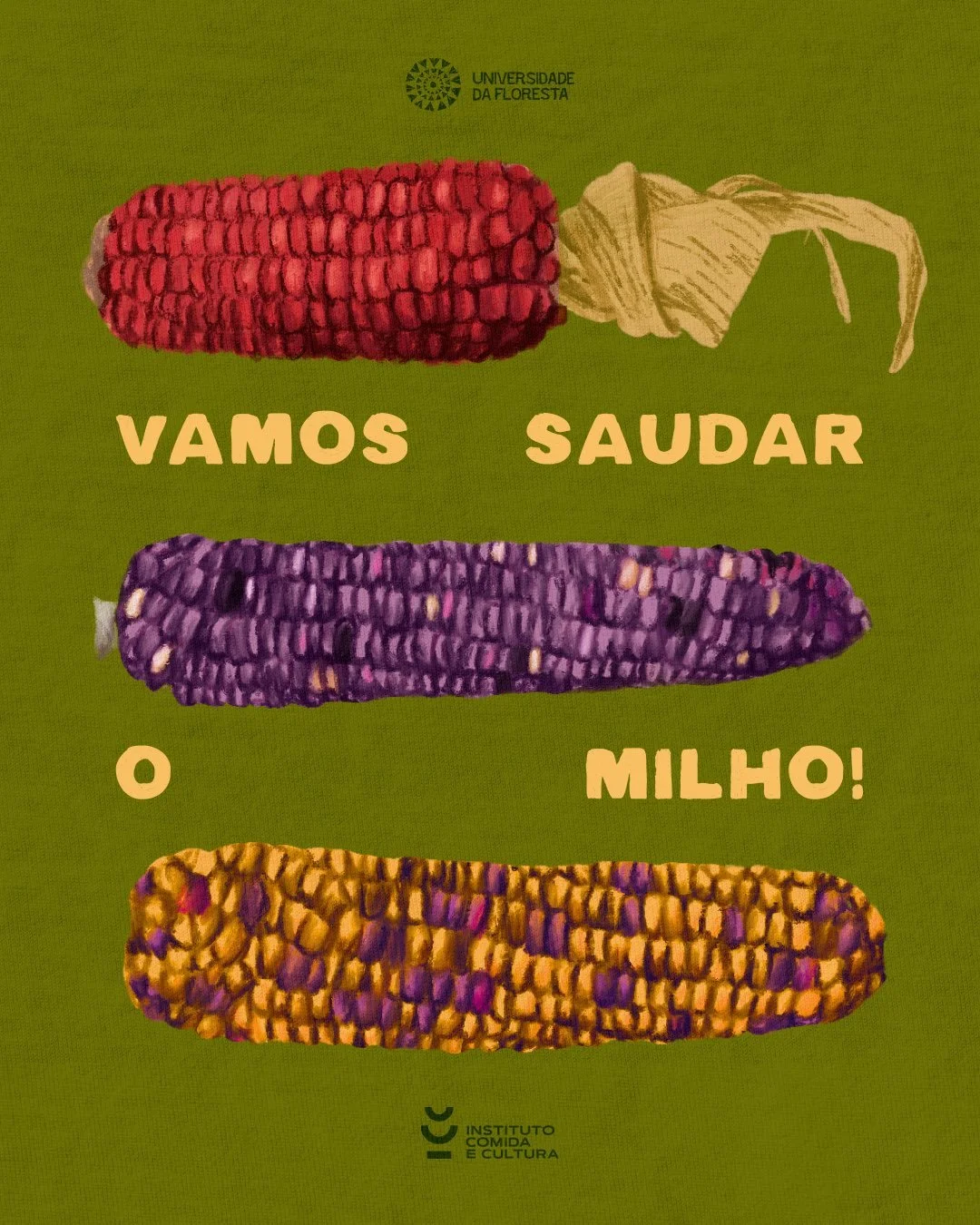 Da s&eacute;rie Primeiros Alimentos do Brasil

A Universidade da Floresta e o @institutocomidaecultura se juntam mais uma vez, agora para saudar a cultura do milho 🌽 🌞