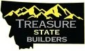 Treasure State Builders logo with mountain silhouette