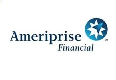 Ameriprise Financial logo with a blue circular star emblem