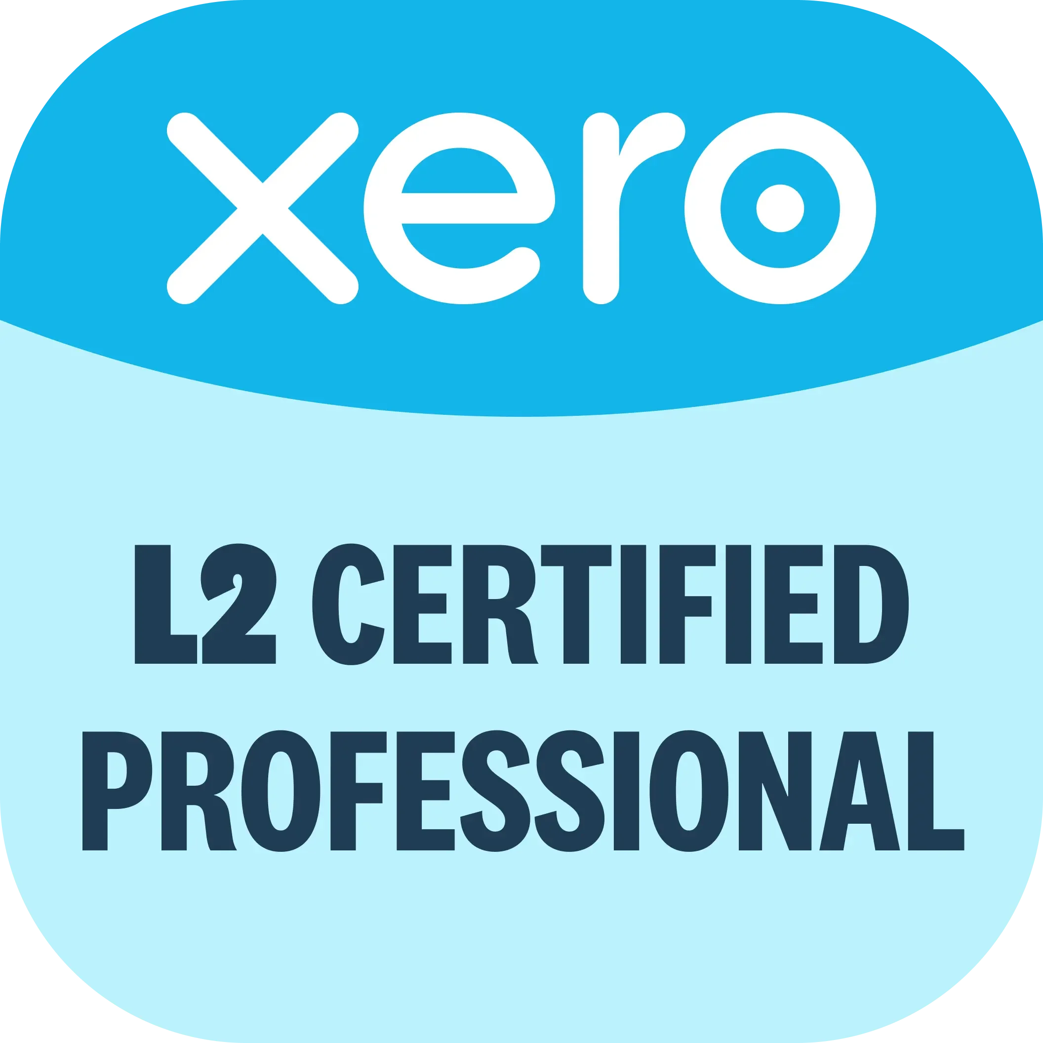 Xero L2 Certified Professional badge for bookkeeping services