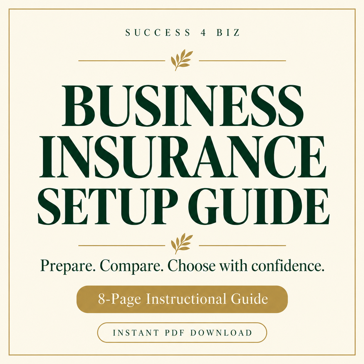 Business Insurance Setup Guide
