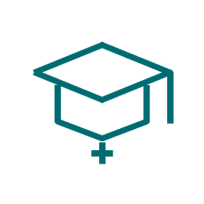 CNA training school support icon