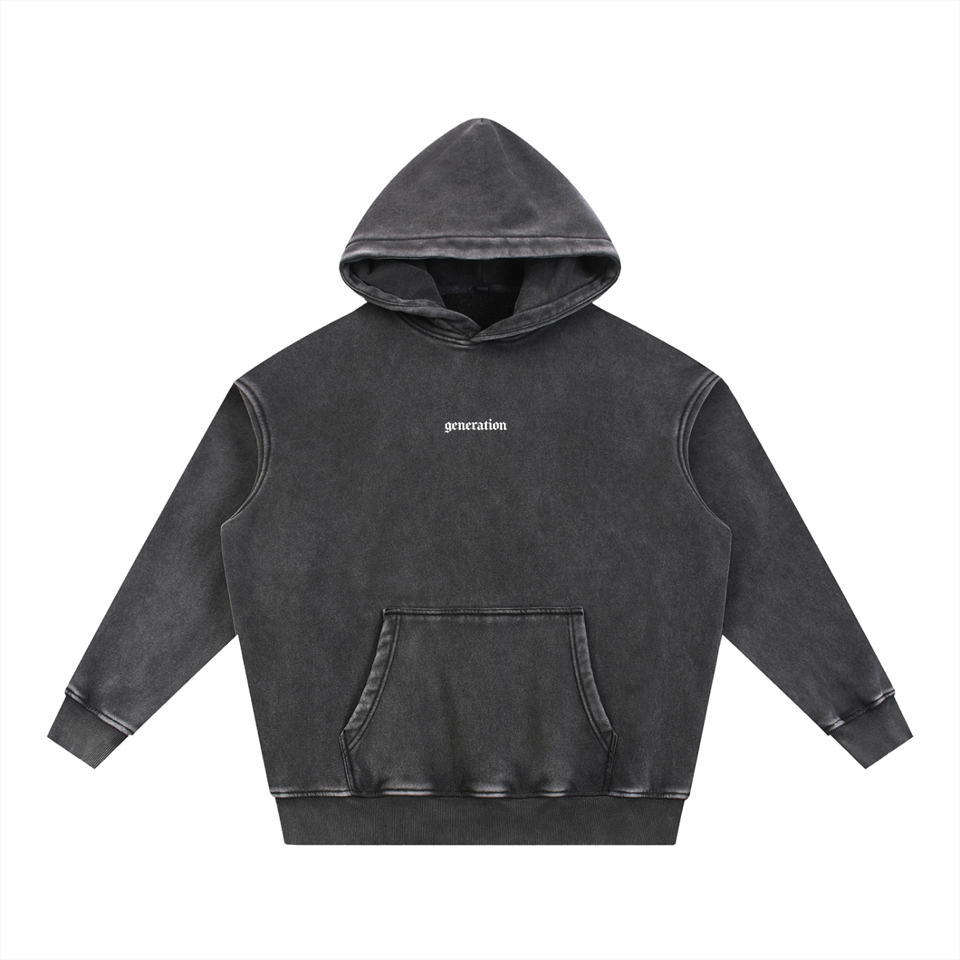 Fleece Snow-Washed 'Keep Loving' Hoodie
