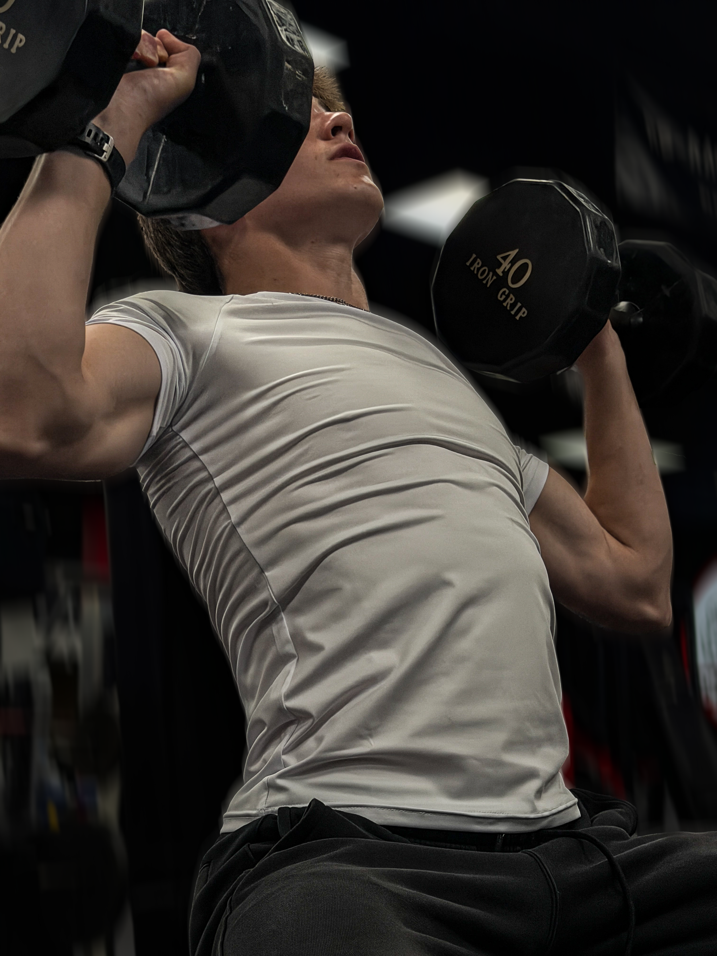 Men's Compression T-Shirt (White)
