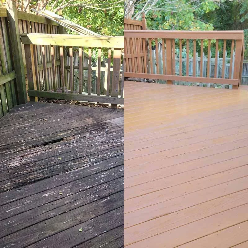 deck repair and restoration Pittsburgh before and after
