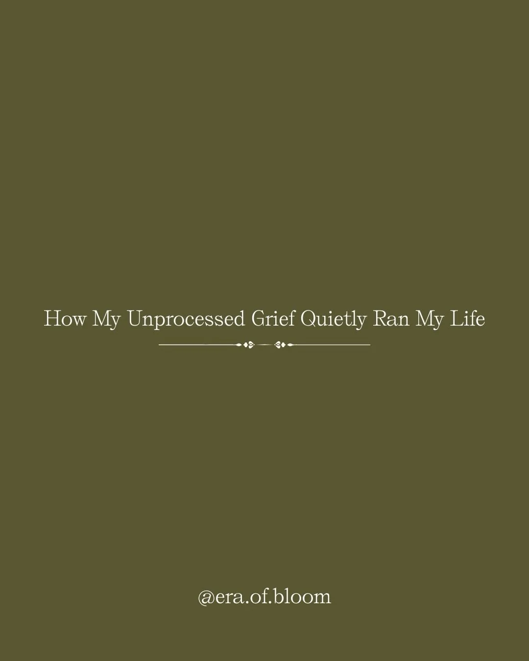 When I lost my boyfriend at 18, my college required me to see a therapist &mdash; someone who had never personally experienced grief from death. I left feeling more alone than supported.

So I decided to handle it myself.

I didn&rsquo;t realize I wa