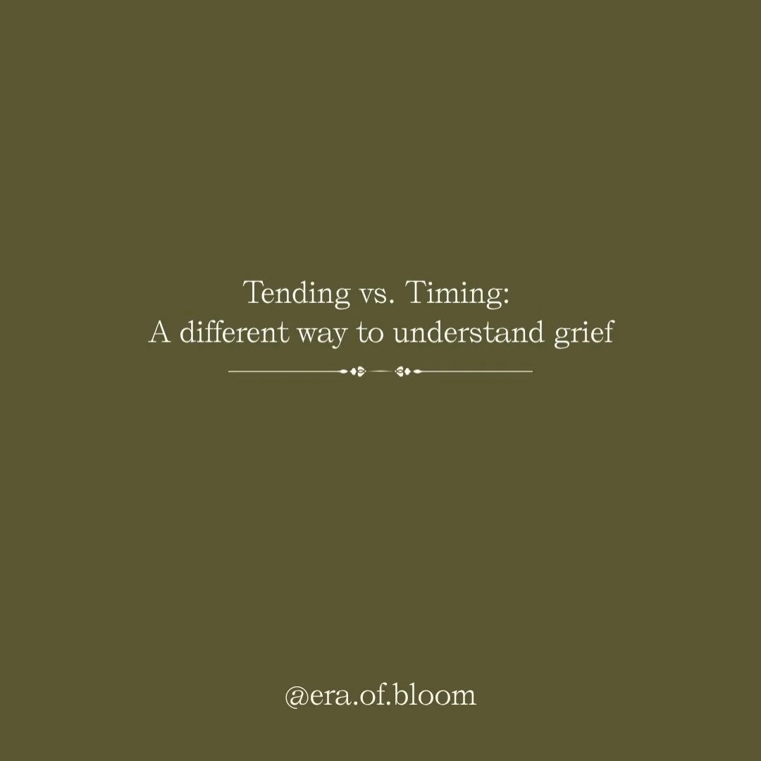 If you know grief, you know time doesn&rsquo;t heal all wounds. 

Grief asks for tending. It asks us to listen, to feel, to rest, to ask for support, to create meaning, to let love continue in different ways.

The more you tend to your grief, the mor