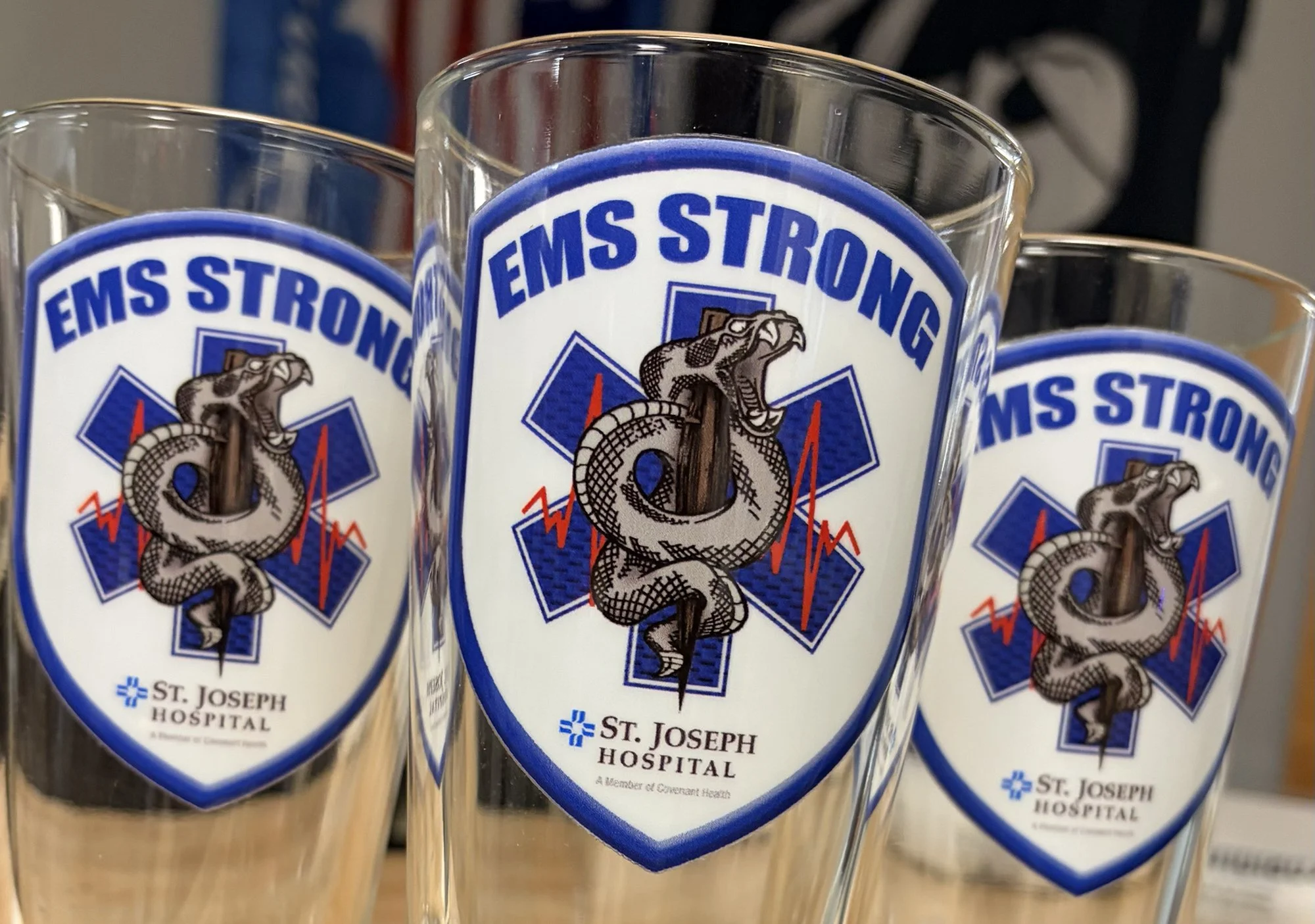 Notorious Print+Design Custom Pint Glass Samples