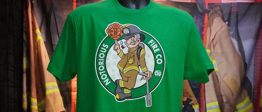 Notorious Fire Co Custom Designed and Printed T-Shirt