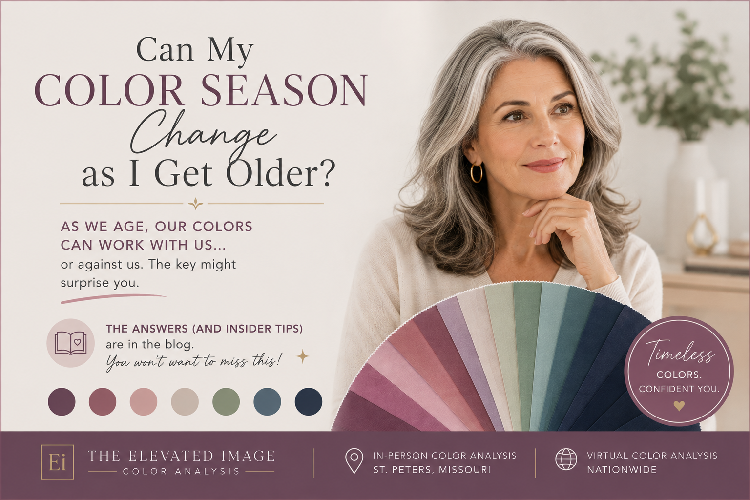 Can My Color Season Change as I Get Older?
