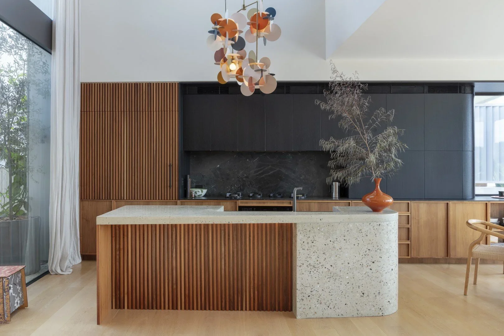 Interior from an award-recognised alteration and extension, praised by MBA NSW judges for its craftsmanship, bespoke detailing and seamless integration with the existing home.