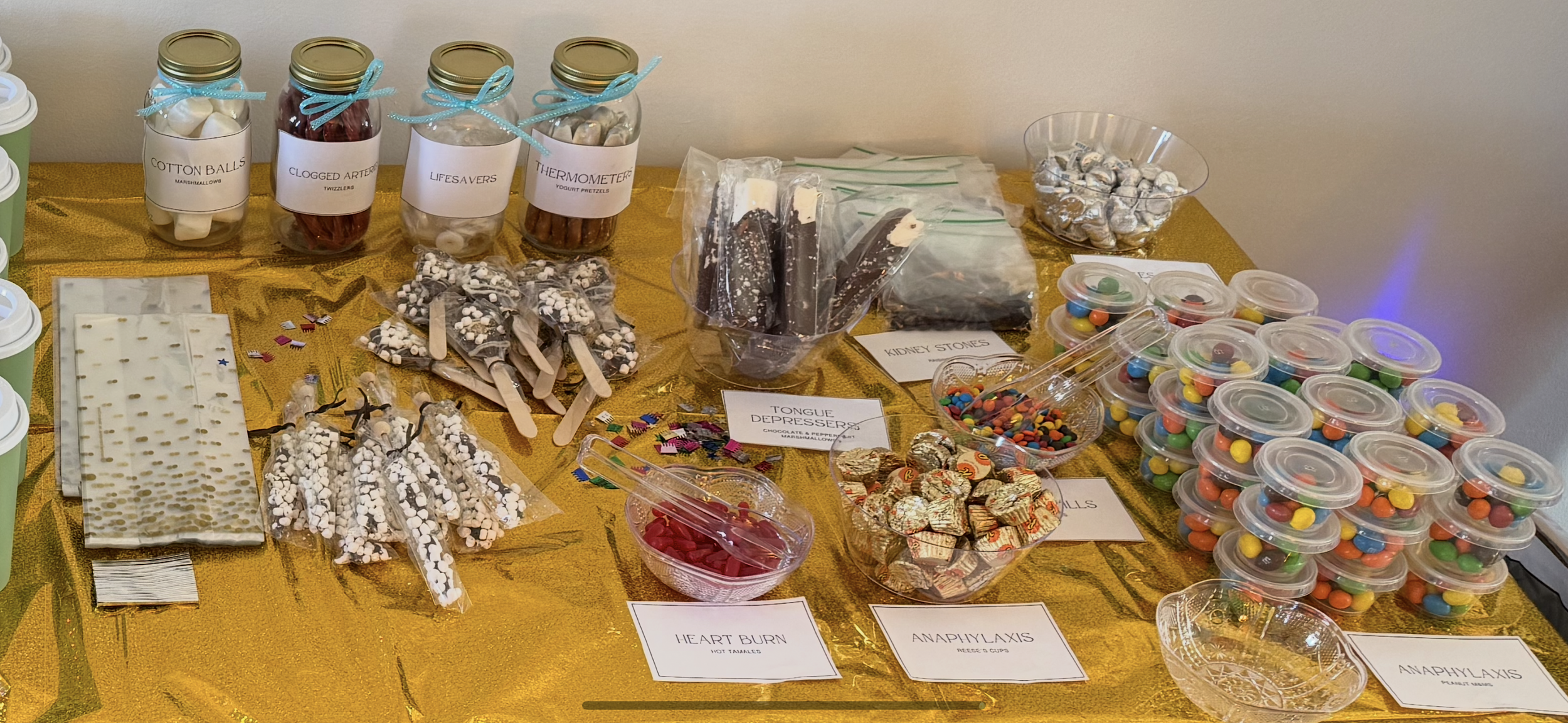 Medical Themed Cocoa Bar Favors
