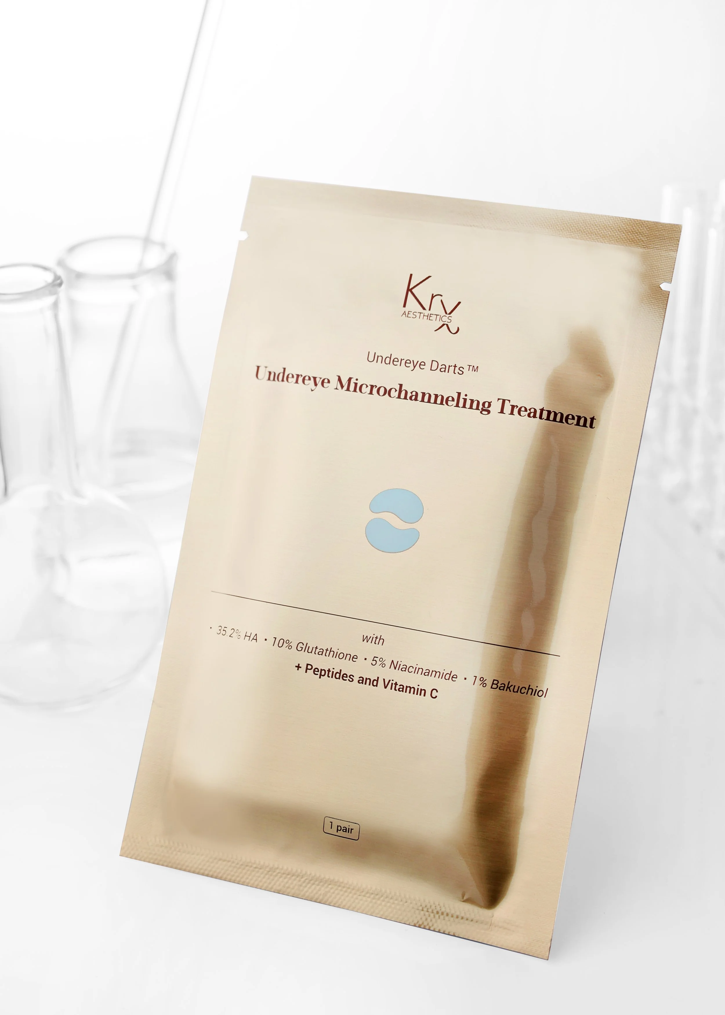 Clinical grade Korean eye patches with Bakuchiol and Peptides