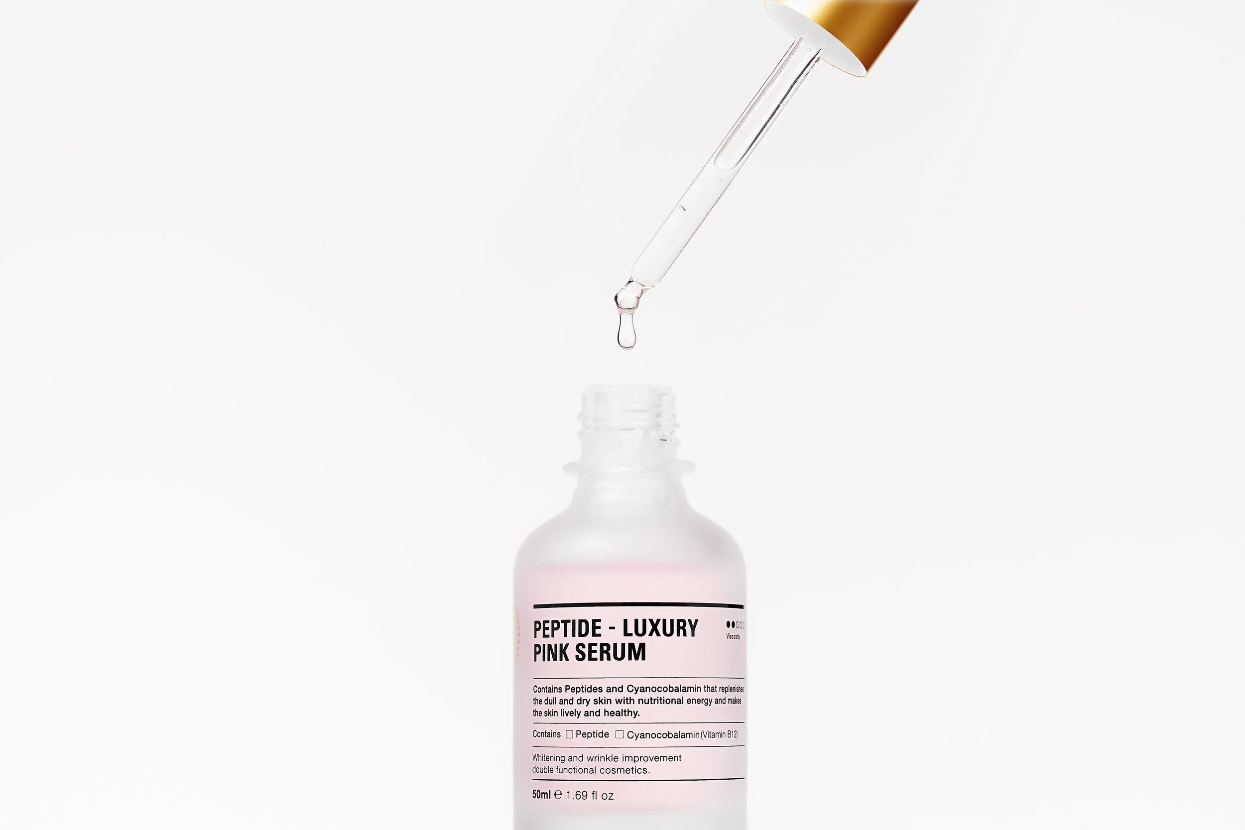 Rebloom Peptide Luxury Pink Serum growth factor serum