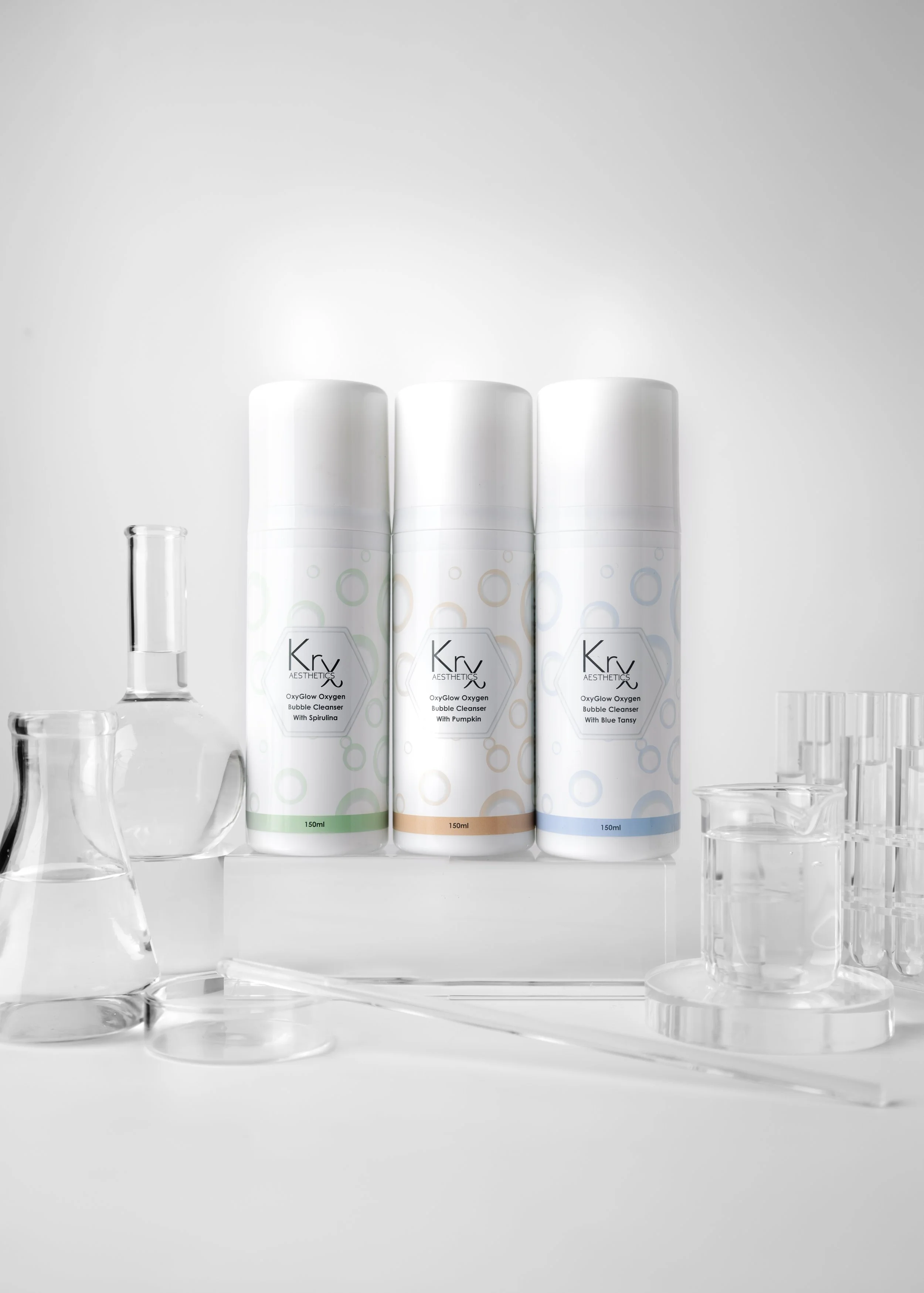 KrX OxyGlow Spirulina Bubble Cleanser 150ml