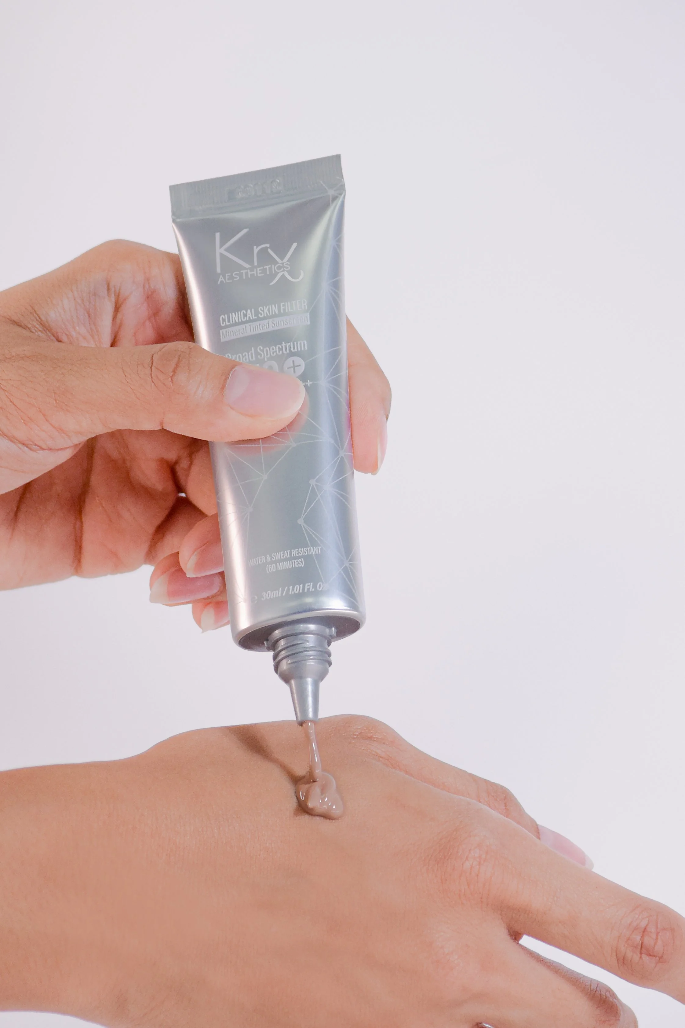 KrX Skin Filter Light/Medium and Medium/Dark shades SPF curated by Get Mused