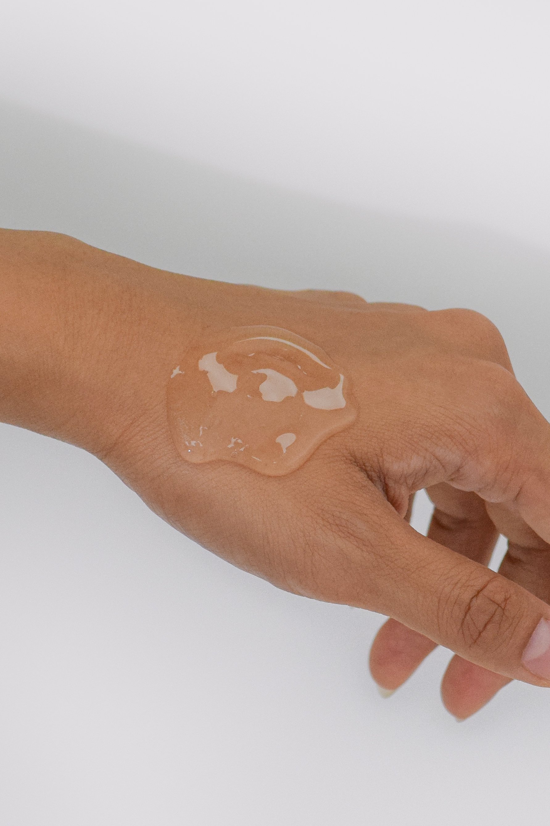 Silk gel texture of KrX Glow Gel Cleanser for all skin types