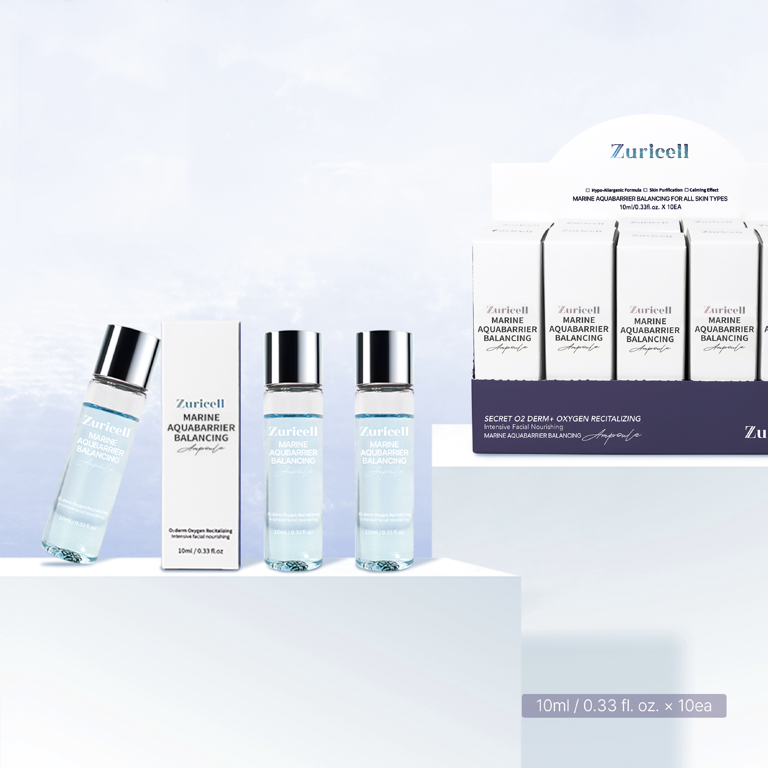 Zuricell hydrating oxygen ampoule with hyaluronic acid