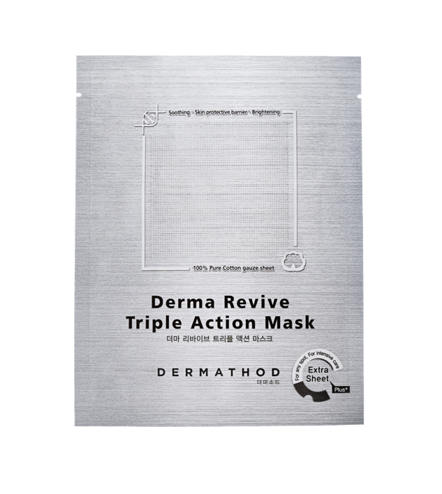 Dermathod Derma Revive Triple Action Mask front of package.png