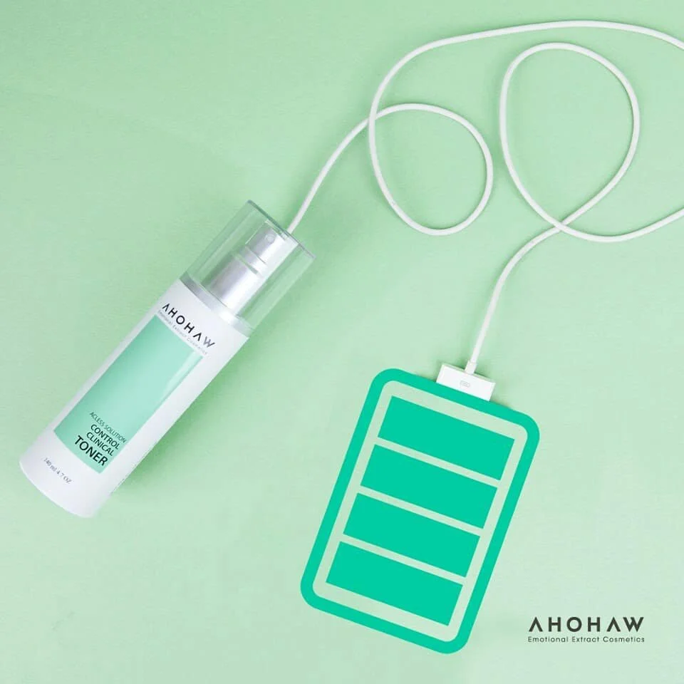 AHOHWA clinical toner oil and acne treatment
