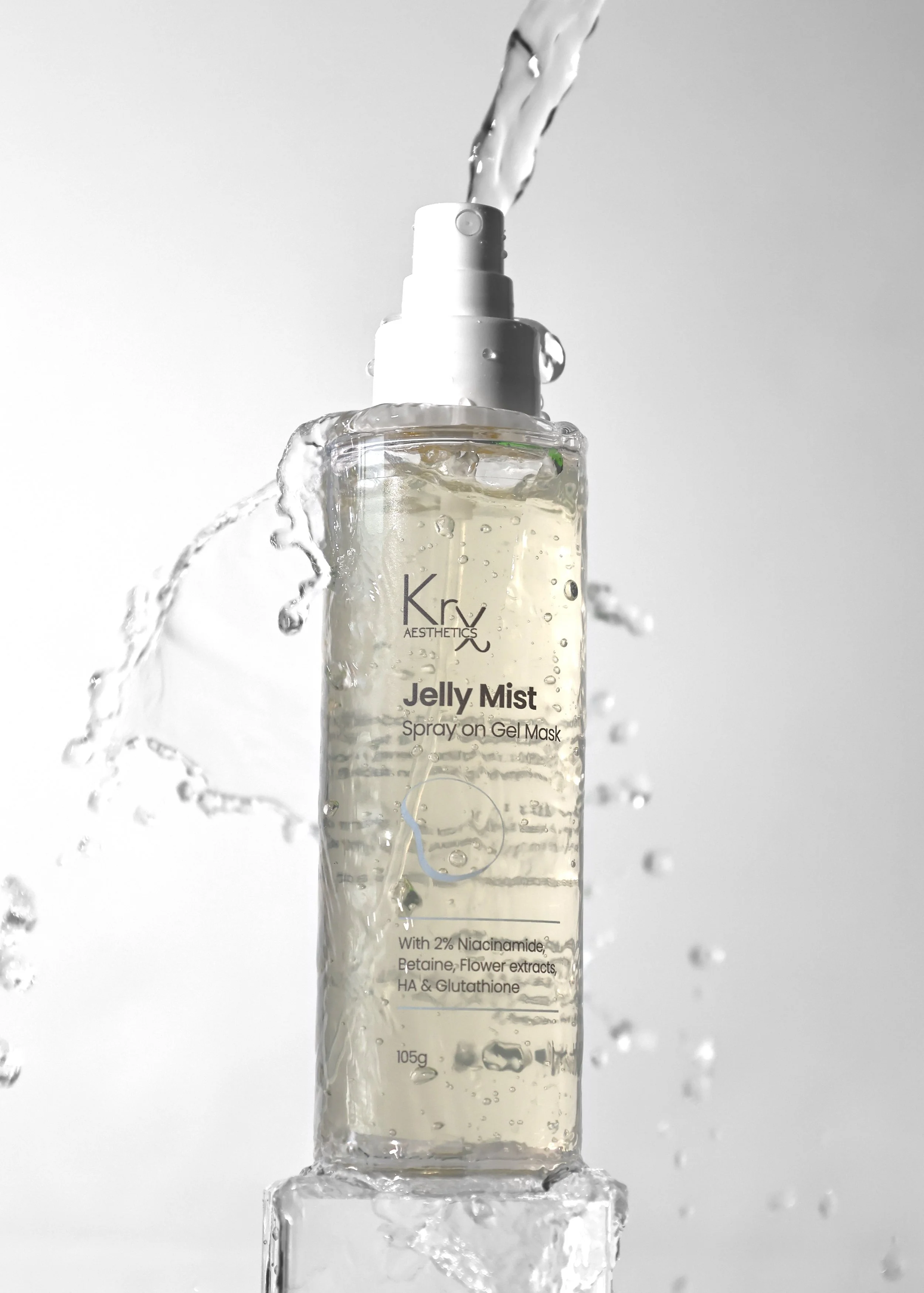 KrX Jelly Mist curated by Get Mused for instant cooling and hydration