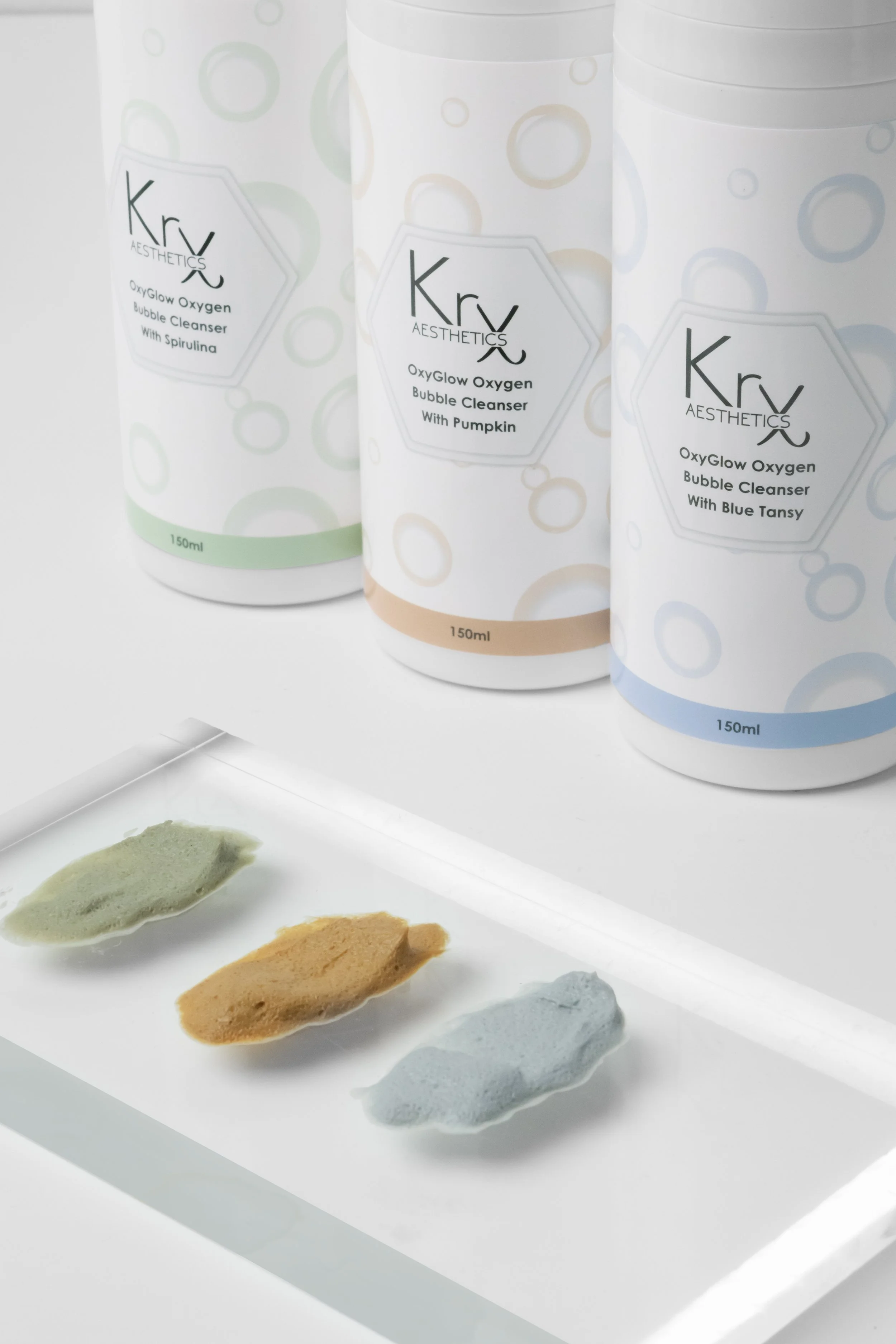 KrX Blue Tansy oxygenating face wash curated by Get Mused