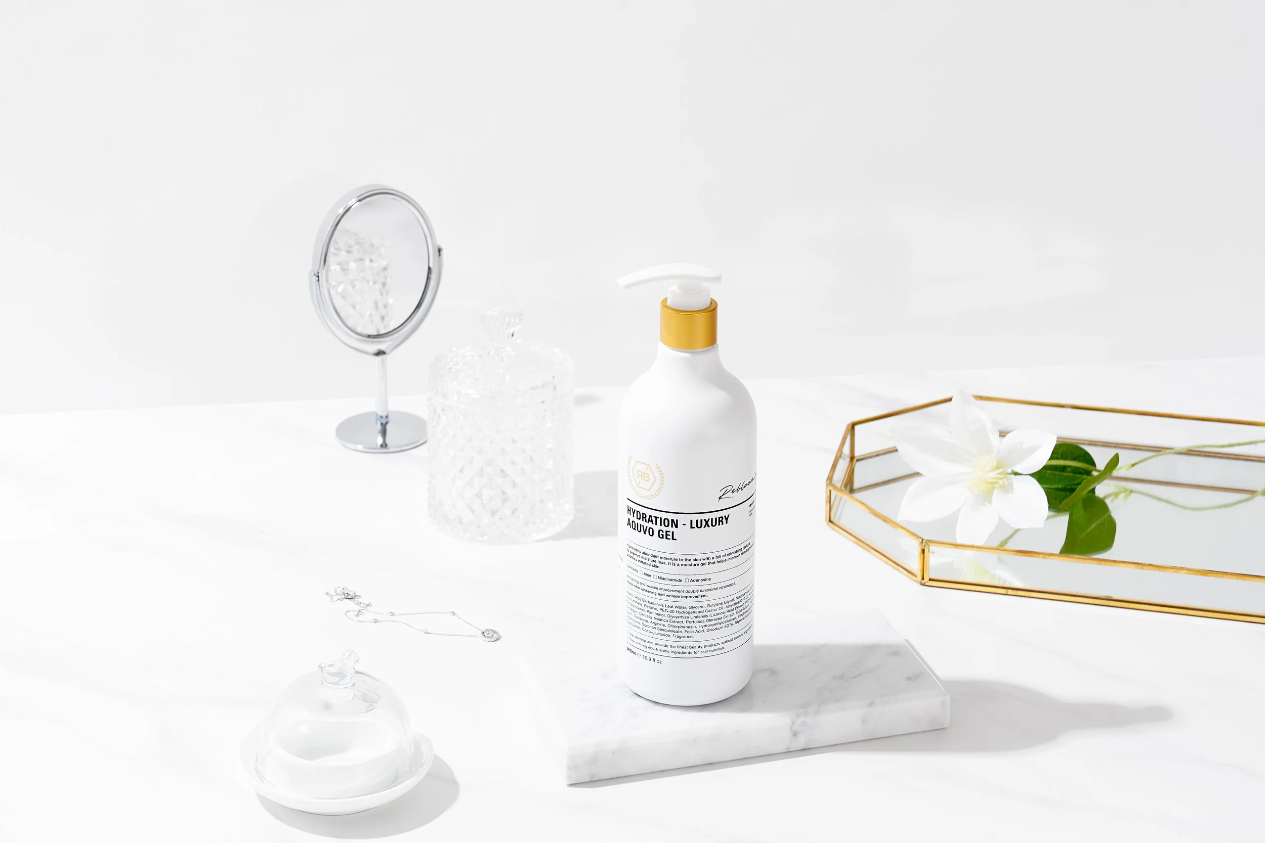 Luxury professional cooling gel for sensitive skin