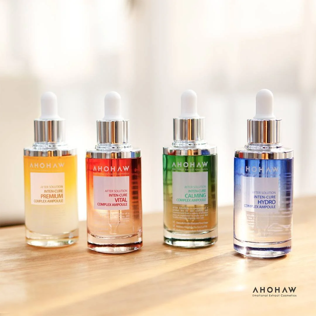 Professional Korean skincare ampoules