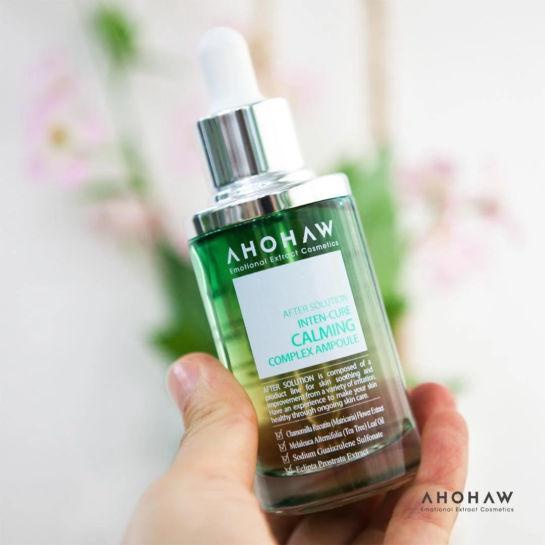 Korean clinical azulene acne calming serum