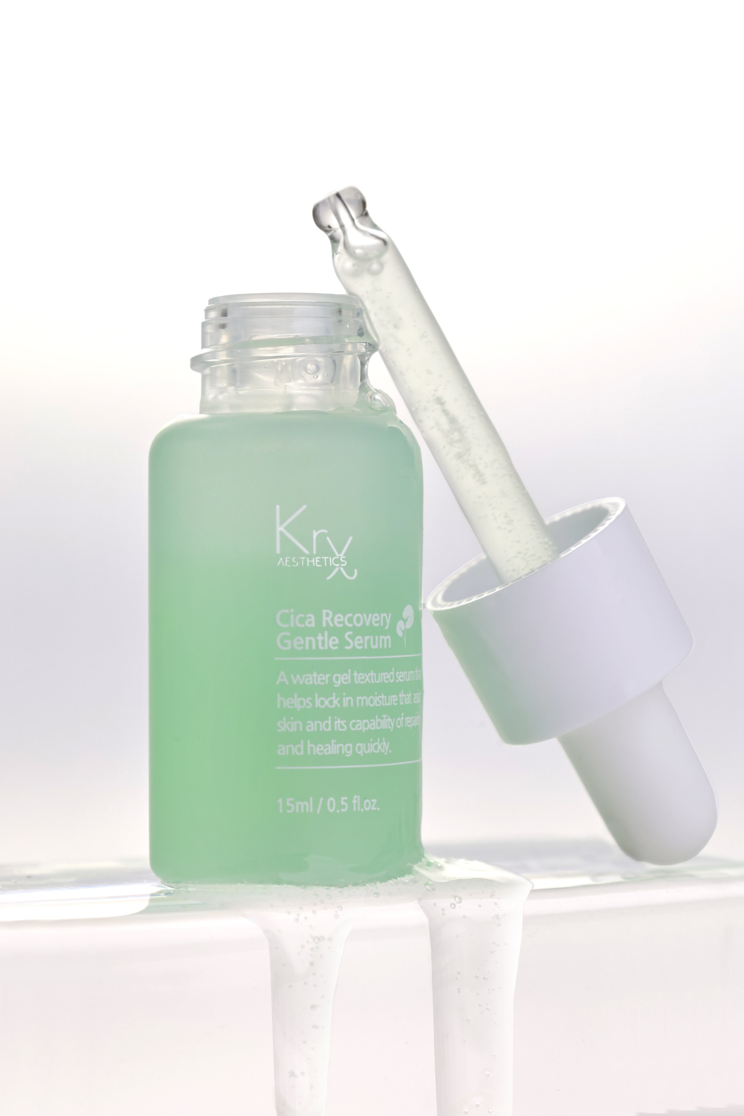 Clinical grade Korean cica serum with soybean ferment and pea protein