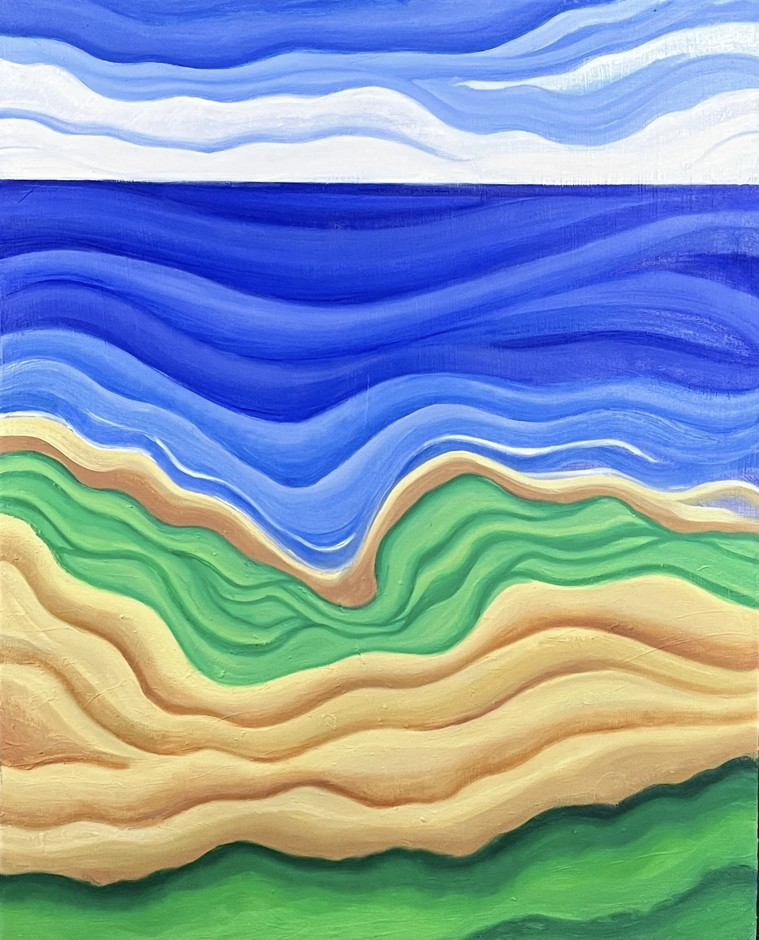 24 x 30 Sky, Sea, Sand