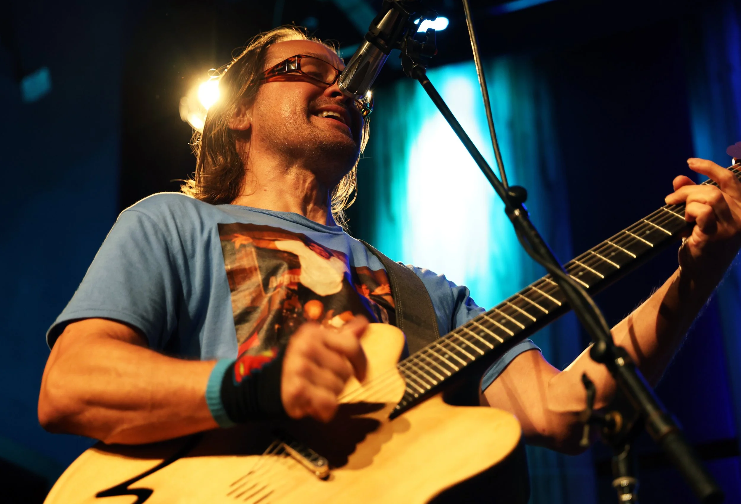 Brendan B. Brown, lead singer and founder of Wheatus, performs at Heartwood Soundstage on Tuesday, Sept. 30, 2025.