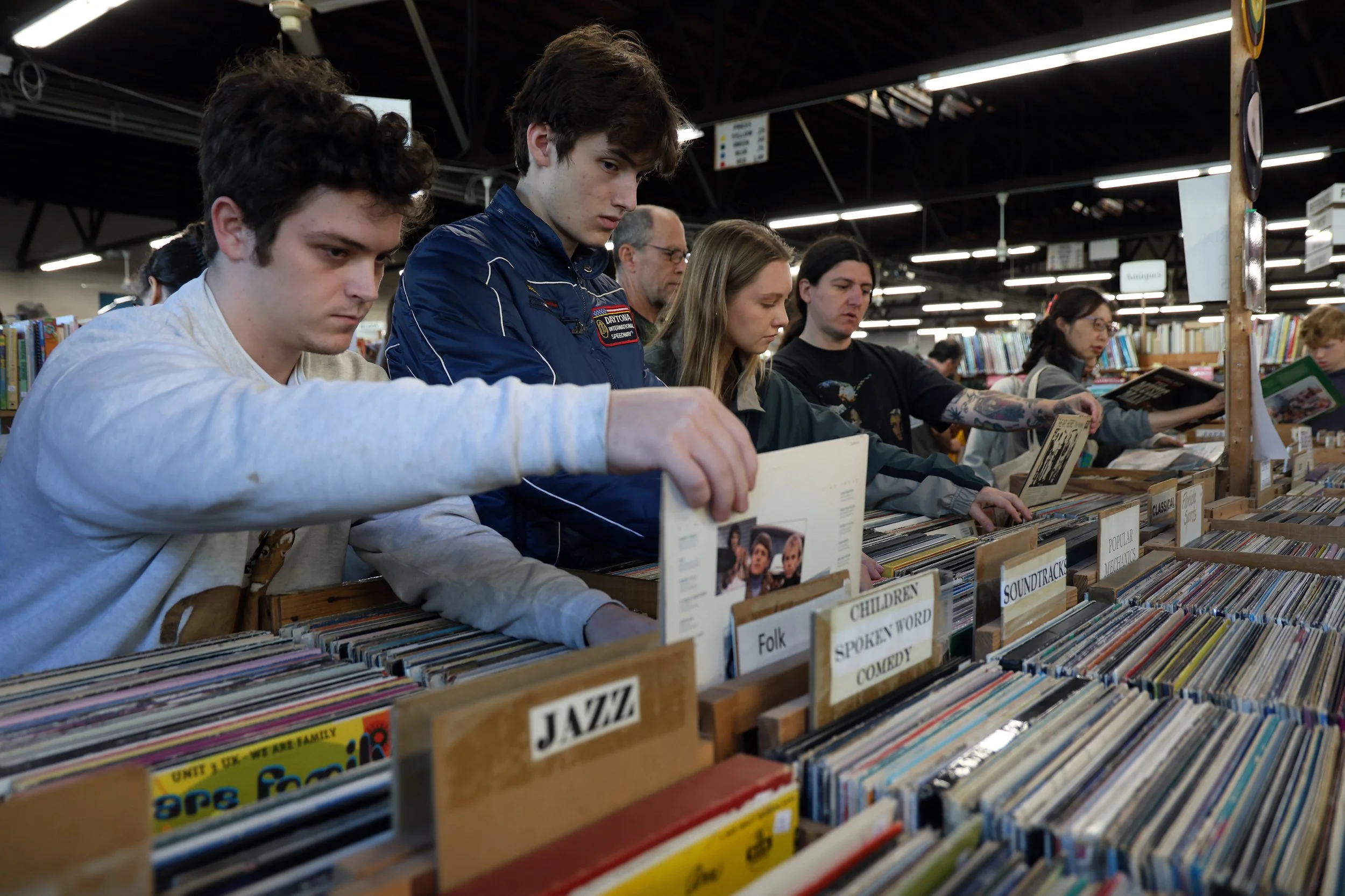 Book lovers visited the Friends of the Libray book house on Main Street for the start of the fall book sale on Saturday.

The sale includes classical and modern fiction, textbooks and large-print books. A selection of cookbooks, children’s books, qui