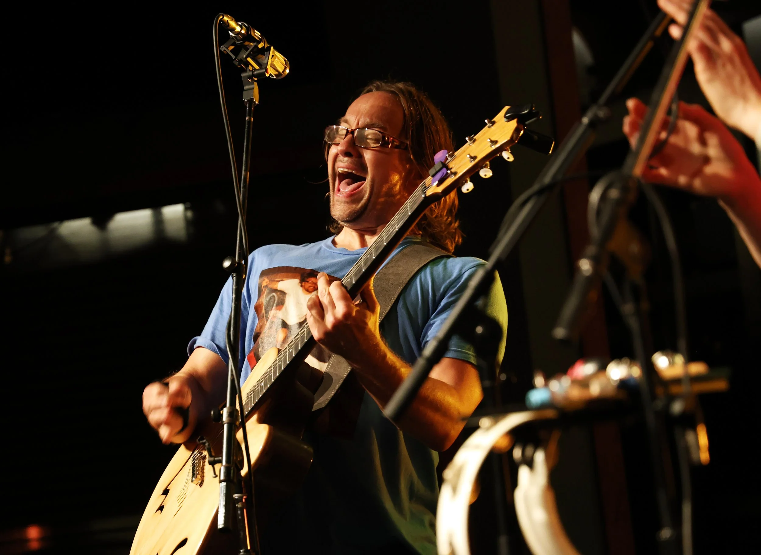 Brendan B. Brown, lead singer and founder of Wheatus, performs at Heartwood Soundstage on Tuesday, Sept. 30, 2025.