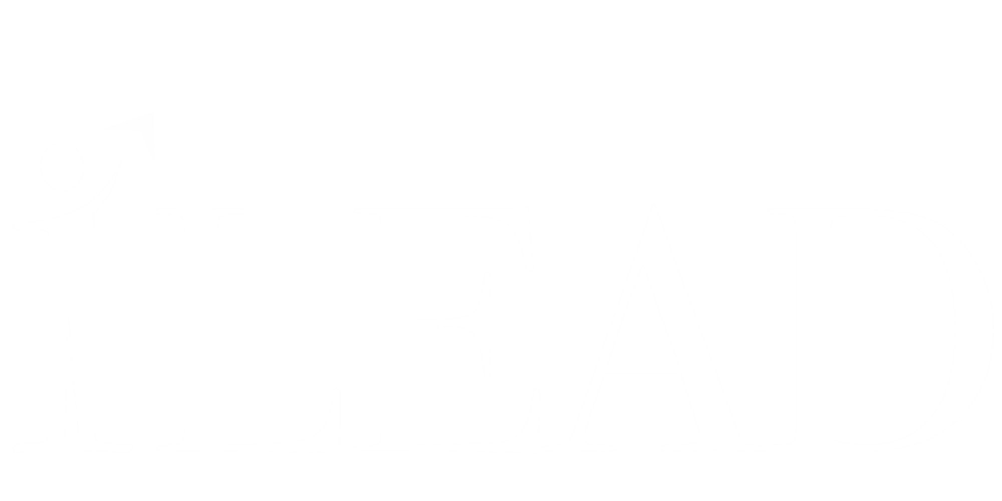 The word 'IDEAL' with a stylized figure of a person at the start, reaching towards upward-pointing arrows.