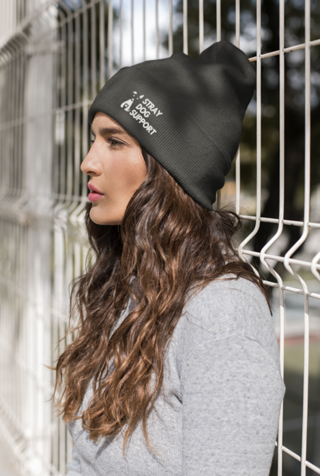 Cuffed Beanie- STRAY DOG SUPPORT