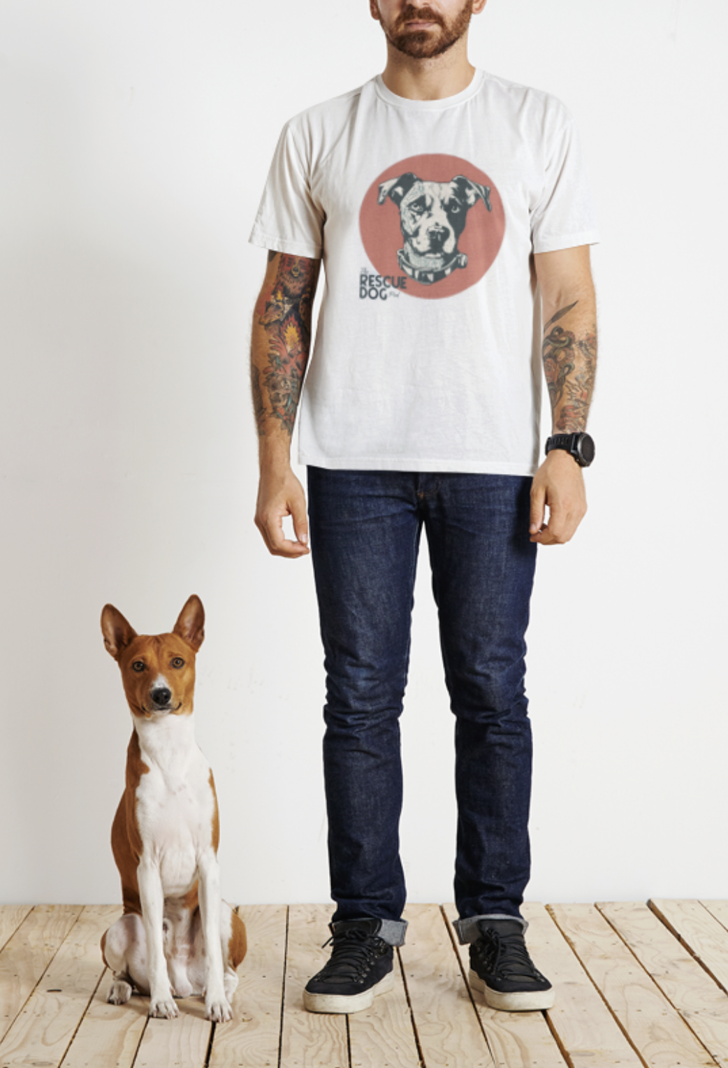 Unisex T-Shirt- Rescue Dog Pod