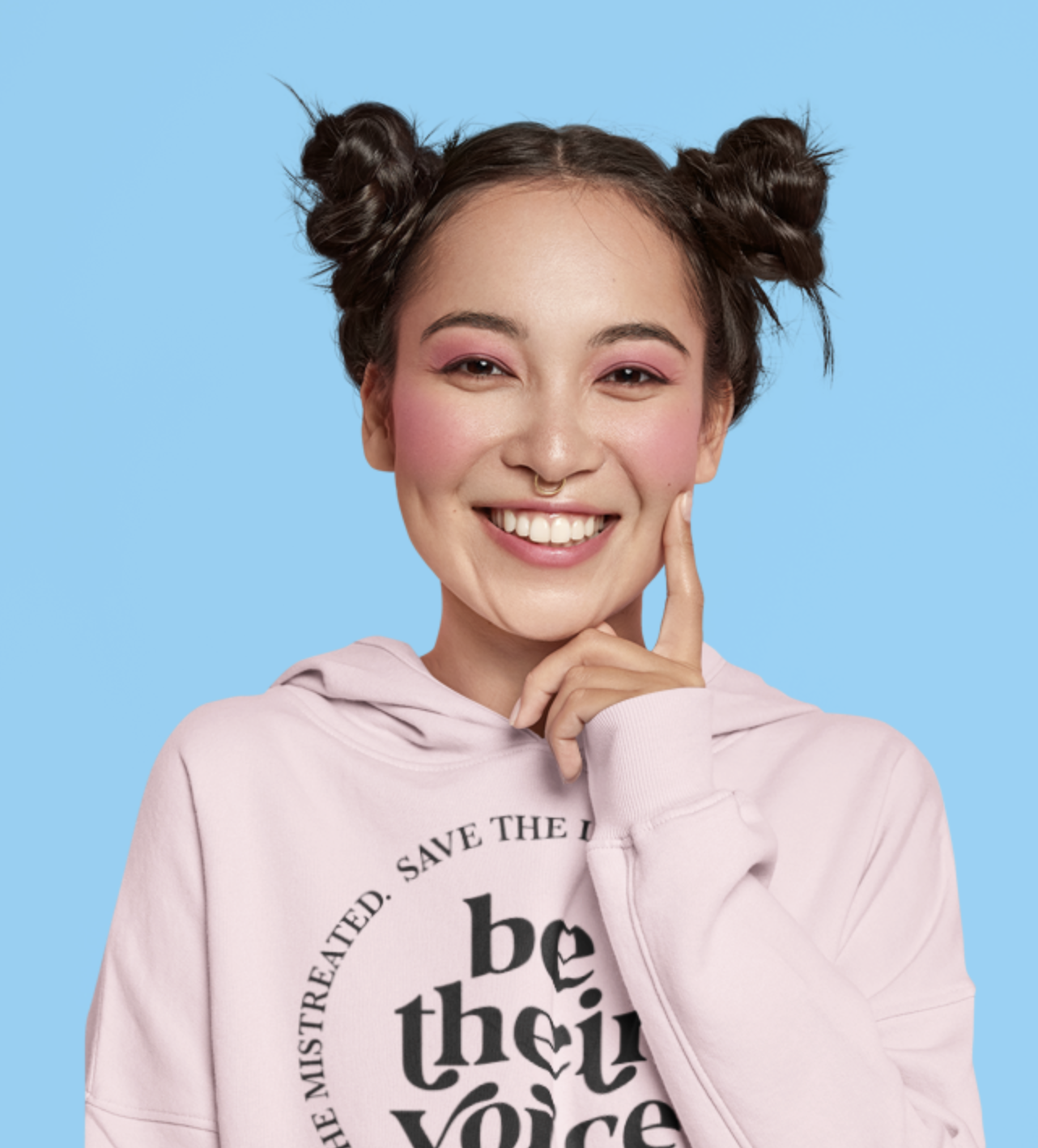 Unisex Hoodie- BE THEIR VOICE